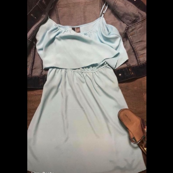 Francesca light blue medium dress - Picture 2 of 2